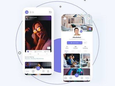 Social  Media App Design