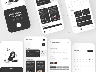 Project Management App Design