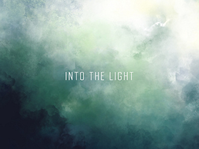 Into The Light -EP Cover album art album cover design design fine art green light music procreate art