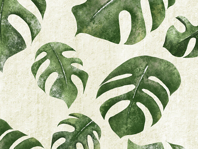 Tropical Leaves Pattern