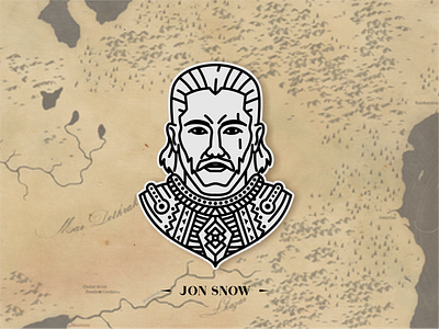 Jon Snow / Game of Trone branding designs geometric illustration logo patterns ui ux vector zilap estudio