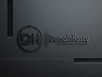 DomainHosty brandding branding design icon illustration logo logo design minimal