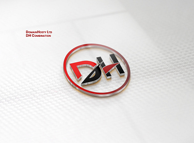 DomainHosty branding design logo