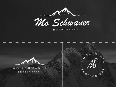 MoSchwaner Photography Logo brandding branding design logo design luxury logo modern photography photography logo signature logo typography wedding
