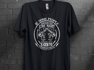 Custom gun/ rifle T-shirt Designs.