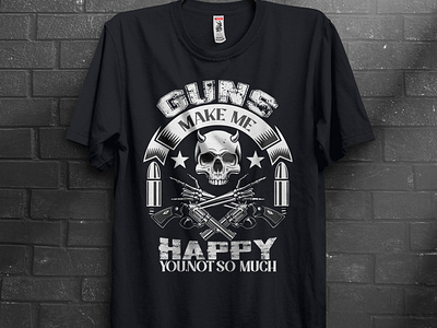 Custom gun/ rifle T-shirt Designs.