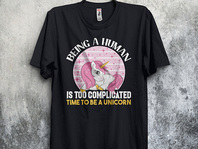 Unicorn T-Shirt Design apparel design creative design creative t shirt creative t shirt design fashion design graphic design pod print on demand tshirt tshirt design tshirts unicorn unicorn tshirt