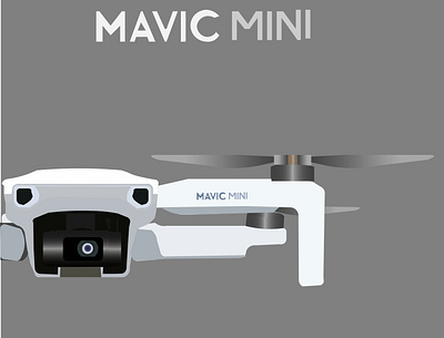 MAVIC MINI illustraion color dji drone grey jay illustration mavic mavicmini mini tech technology