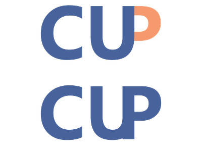 CUP LOGO concept art brand brand identity branding color cup grey illustration logo logo design logotype typography ui
