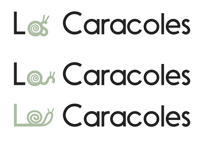 logo LOS CARACOLES tapas y bar adobe art bar bars brand branding caracoles illustration illustrator snail snails tapas