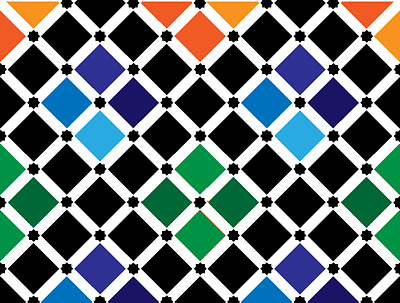 patterns that you can see only in ANDALUCIA - SPAIN andalucia blue color illustrator orange pattern pattern design patterns red spain star vector