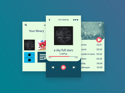 MUSIC PLAYER UI #dailyui