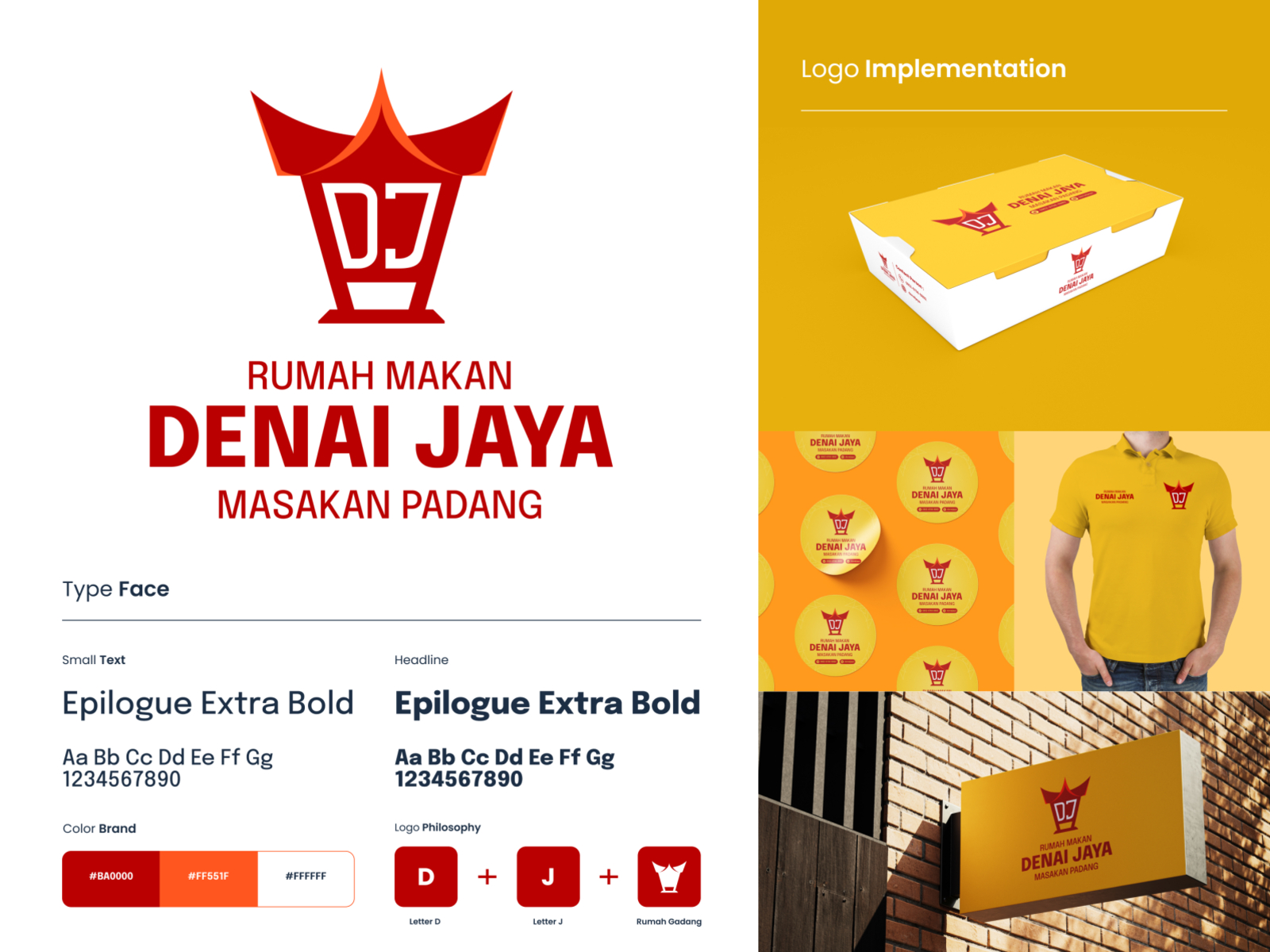 Denai Jaya Logo by M. Bagus Aria Kusuma on Dribbble