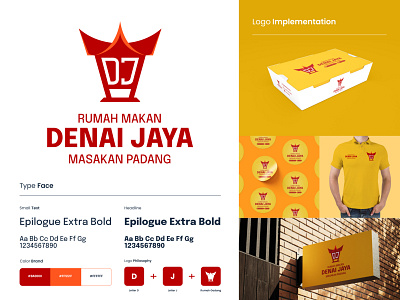 Denai Jaya Logo branding design logo