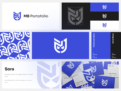 MB Portofolio Logo branding graphic design