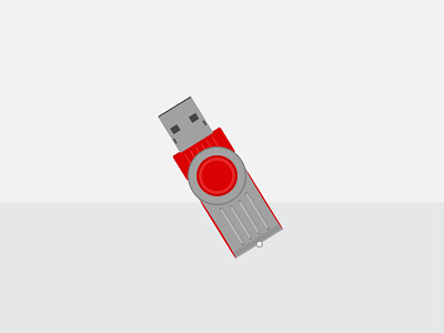 USB Illustration adobe adobe photoshop electronics graphicdesign illustration illustration art usb