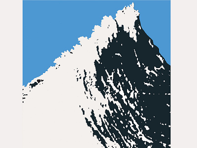 Snowy Mountain Illustration