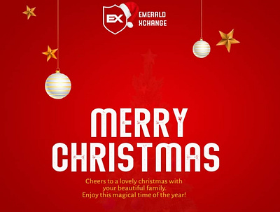 Merry Christmas design for Emerald Xchange design