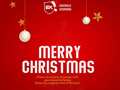 Merry Christmas design for Emerald Xchange