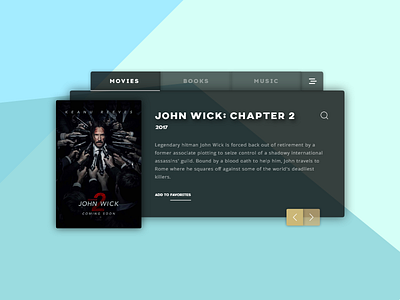 Day 9. Simple UI movie card clean daily design interface minimal movie product shop simple ui ux web