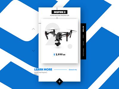 Day 17. Drone UI concept Inspire 2 PRO