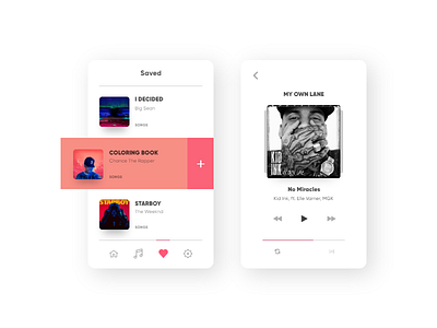 Day 24. Music player UI