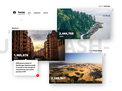 Day 29. Unsplash UI inspiration