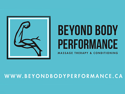 Beyond Body Performance - Logo active blue brand excercise logo muscles
