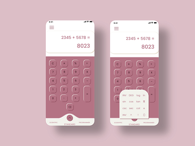 Calculator App concept app calculator design designer illustration ui ux