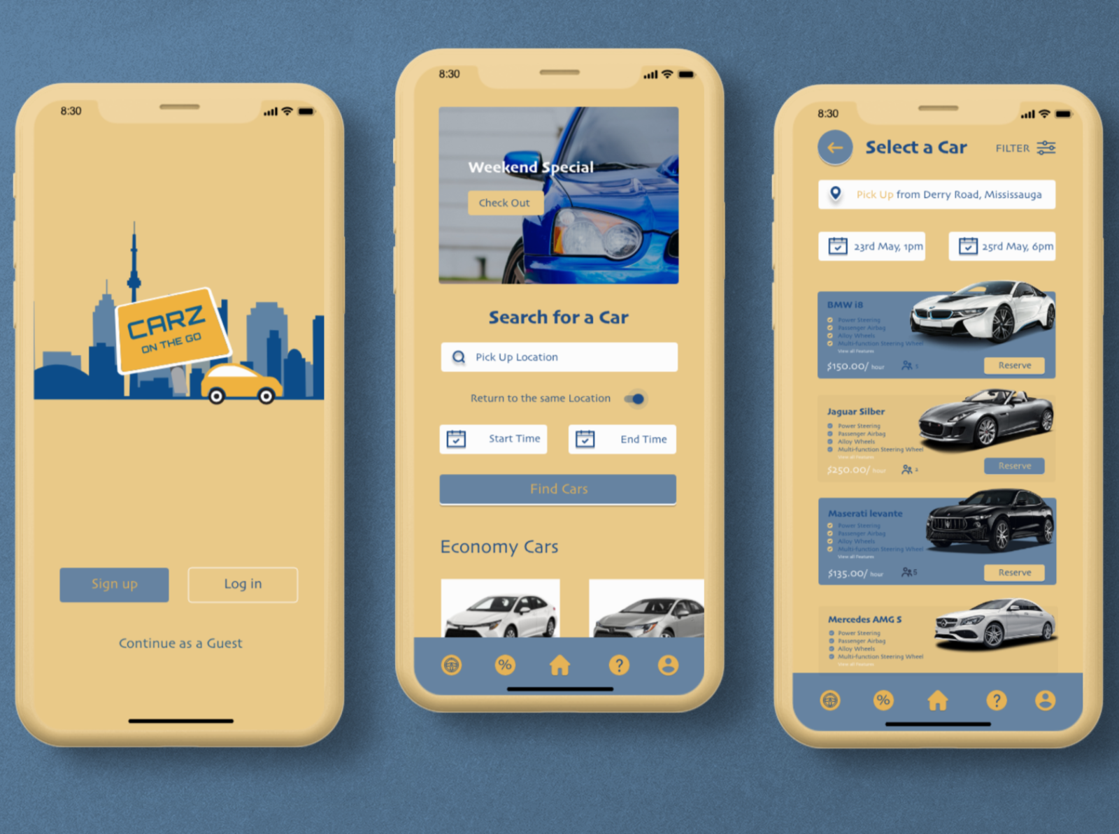 Car Rental App Concept by Moitry Samanta on Dribbble