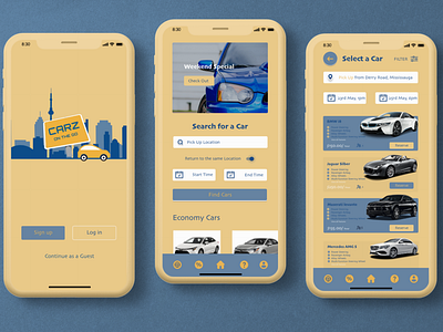 Car Rental App Concept