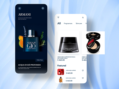 Armani App Concept app app design application behance branding creative design designer dribble freelancer graphic graphicdesign illustration product design ui uidesign uiux ux uxui