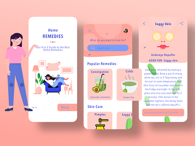 Home Remedies App Concept