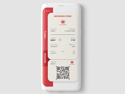 Daily UI 024 : Boarding Pass