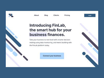 FinLab: Hero Section app business design e finance finance finance app fintech hero landing design landing page product design product page ux ux design uxdesign web web design