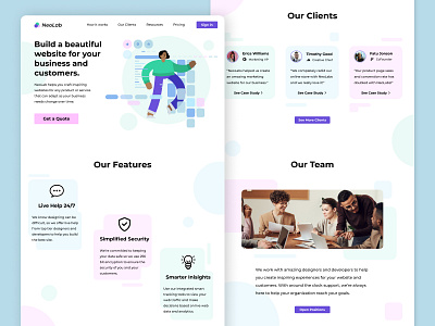 NeoLab: Product Page app design hero hero image hero section landing design landing page landing page design minimal product product design product page ux ux design uxdesign web web design webdesign website website design