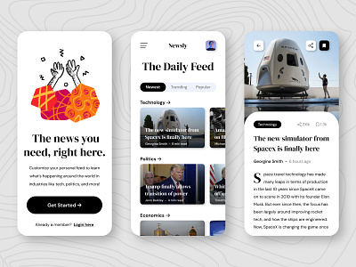 Newsly Mobile App