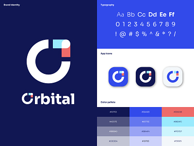 Style Guide - Orbital brand brand design brand identity branding design illustration logo logo design logodesign product design style guide styleguide ui ux ux design uxdesign web design webdesign