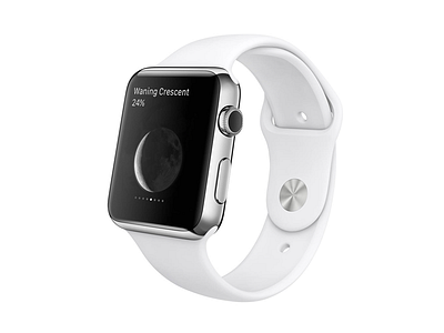 MOON5 Apple Watch Glance app ios moon watch