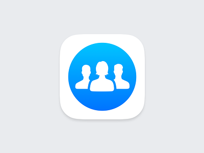 Groups Icon for iOS facebook groups iconography ios