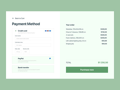 DailyUI 002 - Credit Card Checkout