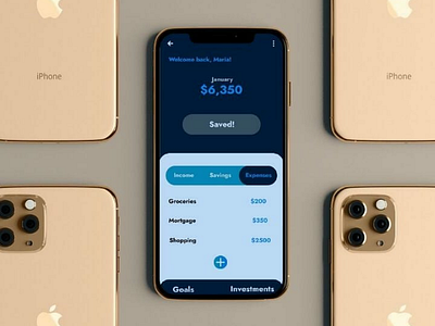 Ui for budget tracking app ui interface design ux