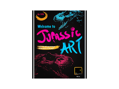 99% Dinosaur Poster art design designer illustration podcast poster poster design