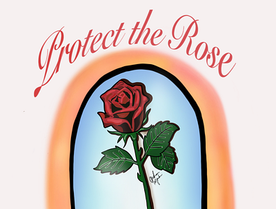 Protect The Rose THORN campaign activism design digital art end child sexual abuse end sexual exploitation graphic illustration thorn
