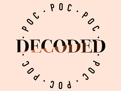 POC Decoded Logo branding design digital art graphic illustration logo