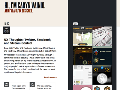 New web site work design graphic design web