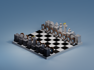 Lowpoly Chess