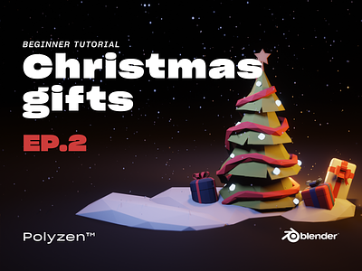 Lowpoly Christmas Gifts | Ep 02 | Blender 2.90 | Beginner Tuts blender blender3d blender3dart christmasgifts design gift illustration isometric isometric design isometric illustration isometricart lighting lowpoly lowpoly3d lowpolyart