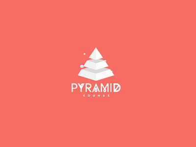 Pyramid Sounds Branding branding grafox label logo pyramid typography