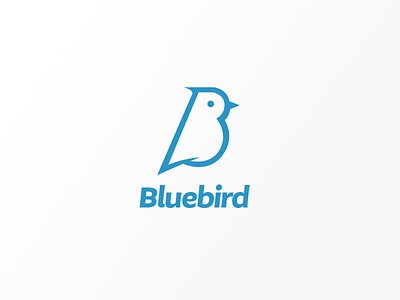 Bluebird Branding animal bird blue branding grafox label logo pyramid sans type typography